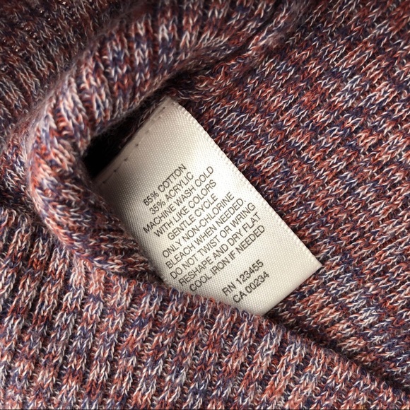 Design Lab multicolor lightweight long sleeve knit sweater L - Picture 7 of 7